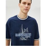 Koton T-Shirt - Navy blue - Loose | shoptok.hr