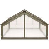 vidaXL Rastlinjak sive barve 114x80x50 cm les jelke, (20747981) | Shoptok.si