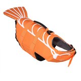 INF Rešilni jopič za pse, plavalni telovnik za hišne ljubljenčke z odsevnimi trakovi Orange S, (22104627) | Shoptok.si