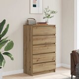  Ladičar boja hrasta artisan 60 x 36 x 103 cm konstruirano drvo | shoptok.hr