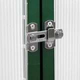 vidaXL Rastlinjak z okvirjem zelen 169x169x195 cm aluminij | Shoptok.si