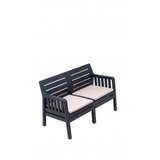 Hanah home baštenski dvosed lara ikili koltuk anthracite | ePonuda.com