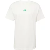 Nike Sportswear Majica 'CLUB' kremna / žad