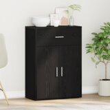 vidaXL Ormarić / Komoda Crni hrast 79 x 38 x 80 cm Konstruirano drvo | shoptok.hr