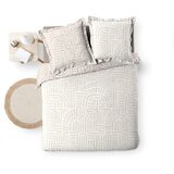 Douceur d intérieur Bela/bež posteljnina za zakonsko posteljo/podaljšana iz bombažnega perkala 240x220 cm Eliot – | Shoptok.si