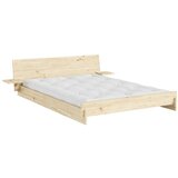 Karup Zakonska postelja iz masivnega bora z letvenim dnom 160x200 cm v svetli naravni barvi Latch – Cene