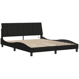  Okvir za krevet bez madraca Hanko crni 160x200 cm od tkanine | shoptok.hr