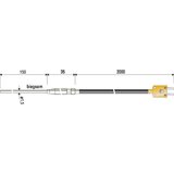 B+B Thermo-Technik Kakovostno temperaturno tipalo\, izdelano v Nemčiji B+B Thermotechnik Potopno tipalo B+B Thermo-Technik MTE 1xK NL 150 -100 do 1000 °C K, (20634624) | Shoptok.si