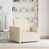 SOFA na razvlačenje Singl Krema 90 x 165 x 87 cm tkanina | shoptok.hr