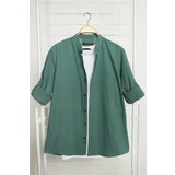 Trendyol Shirt - Green - Regular fit