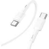  Podatkovni / polnilni kabel - Type-C <--> Type-C - Hoco X83 Victory 60W - 1m - beli | Shoptok.si