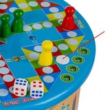 Kruzzel drvena edukativna kocka 11 u 1 s abakusom i satom, 31 cm | shoptok.hr