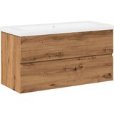 Ormarić s ugrađenim Lavabo - Umivaonikom boja hrasta 91x39 5x49 cm | shoptok.hr