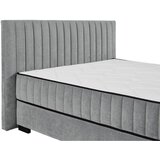 MID.YOU POSTELJA Z VZMETNICO 160 cm x 200 cm , tekstil, leseni material antracit | Shoptok.si