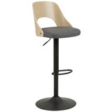 Mömax Barski Stol Lucy, Temno Siva, Hrast | Shoptok.si