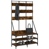  Regal za oblačila s prostorom za čevlje dim. hrast 10 | Shoptok.si