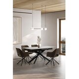 Marckeric Proširiv blagovaonski stol s dodatnom pločom s keramičkom daskom 89,5x160 cm Belma – | shoptok.hr