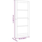  Notranja vrata Bela 93 x 211 cm Vezani les, (5000233945) | Shoptok.si