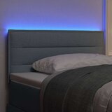  LED glava kreveta s LED trakama Svijetlo siva 80 cm tkanina | Eponuda.ba