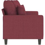  Dvosjed od tkanine crvena boja vina 140 cm | shoptok.hr