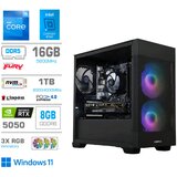 MEGA gaming namizni računalnik MT S7X i5-12400F/16GB/1TB SSD/Windows 11 Home/RTX 5050/črna Cene