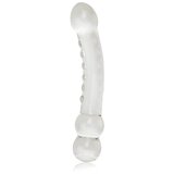 Lovetoy Glass Romance Ripple G-Spot Dildo GS06C Clear Cene