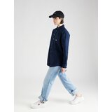 Tommy Jeans Bluza mornarska / ognjeno rdeča / bela | Shoptok.si