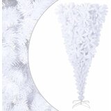 Naopako umjetno božićno drvce sa stalkom bijelo 240 cm | shoptok.hr