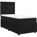 Box spring krevet s madracem crni 90x200 cm baršunasti | shoptok.hr