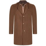 Dewberry PLT8376 MEN'S COAT-STRAIGHT CAMEL Cene