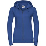 RUSSELL Blue women's hoodie with Authentic zipper Cene