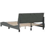  Okvir za krevet bez madraca Hanko tamnosivi 140 x 190 cm od tkanine | shoptok.hr