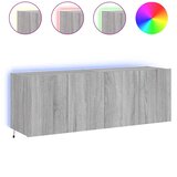  Zidni TV ormarići LED 2 kom siva boja hrasta 60x35x41 cm | shoptok.hr