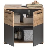 MID.YOU Omarica Za Pod Umivalnik Mason, Siva, Barva Hrasta | Shoptok.si