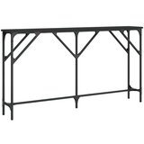  Konzolni stol crni 140 x 23 x 75 cm od konstruiranog drva | shoptok.hr