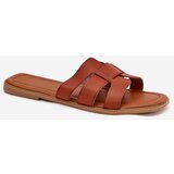 Boto Women's sandals on flat heel Camel Mirona | ePonuda.com