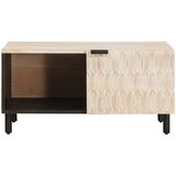  Kava Stol Bijelo 80 x 50 x 40 cm Čvrsto drvo manga | shoptok.hr