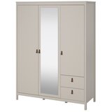 Tvilum Sivo-bež ormar s ogledalom 150x199x58 cm Madrid – | shoptok.hr