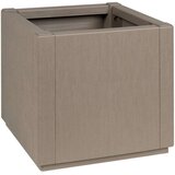 vidaXL Vrtni saksija Dovi siva PP (polipropilen) 36 x 36 x 35 cm | shoptok.hr