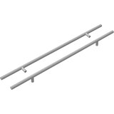 Drška 2 pcs Srebrno 500 mm Čelik | Eponuda.ba