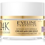 Eveline Cosmetics 24k Gold & Caviar Cream with 24K Gold krema proti gubam 75+ 50 ml Cene