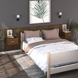  Zidni noćni ormarić boja smeđeg hrasta | shoptok.hr