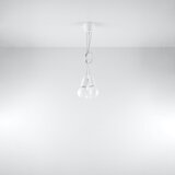 Nice Lamps Bela viseča svetilka ø 15 cm Rene – | Shoptok.si
