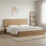  Bed Frame with Storage and Headboard Artisan Oak 180 x 200 cm | shoptok.hr