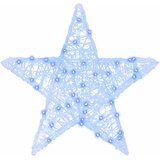  3D Zvijezda s 50 LED svjetlima Plava 55 x 53.5 x 10 cm Akril | shoptok.hr