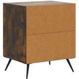  Noćni ormar 2 kom. Dimljeni hrast 43 x 34,5 x 50 cm | shoptok.hr