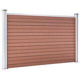  Vrtna ograda od WPC-a 353 x 106 cm smeđa | shoptok.hr