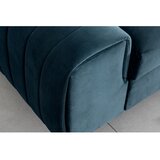 ELTAP Plava baršunasti sklopiva sofa 261 cm Laurence – | shoptok.hr