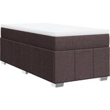 Maison Chic Box spring postelja - Vzmetna postelja z vzmetnico temno rjav 90x190 cm blago SL11349, (21905807) Cene