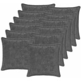  Presvlaka za jastuk 12 kom. HOUTEN Tamnosiva 40 x 40 cm | shoptok.hr